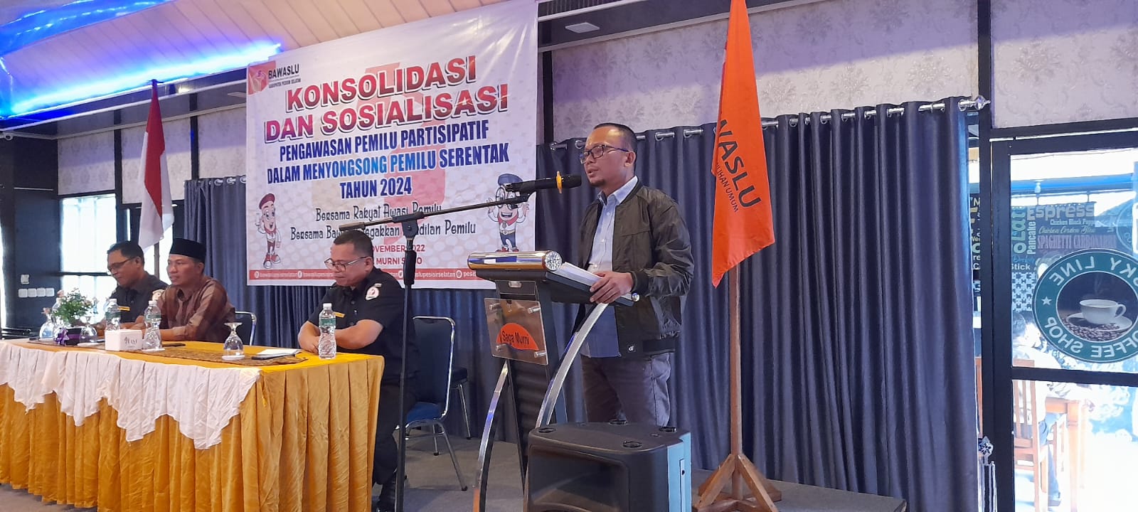 Bawaslu Pessel Gelar Konsolidasi dan Sosialisasi Pengawasan Pemilu Partisipatif dalam Rangka Menyonsong Pemilu Serentak Tahun 2024