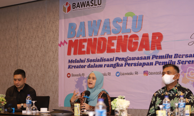 Gaet Pemilih Muda Awasi Pemilu, Bawaslu akan Berkolaborasi dengan 'Kreator' Konten