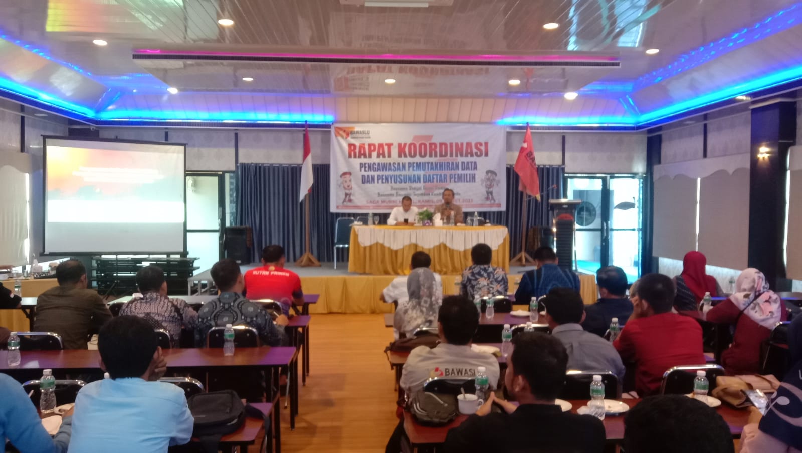 Rapat Koordinasi (Rakor) Pengawasan Pemutakhiran Data Pemilih dan Penyusunan Daftar Pemilih