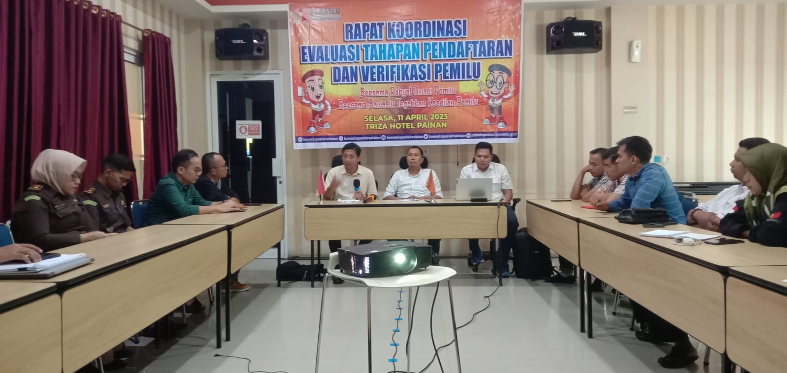 Rapat Koordinasi (Rakor) Evaluasi Tahapan Pendaftaran dan Verifikasi Pemilu
