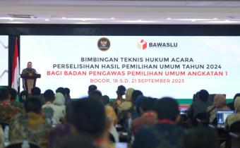 Bagja Harap Anggota Bawaslu Kabupaten/Kota Mampu Buat Keterangan dalam Sidang PHPU di MK