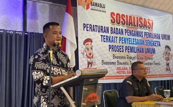 Bawaslu Pessel Adakan Sosialisasi Perbawaslu Terkait Penyelesaian Sengketa Proses Pemilihan Umum